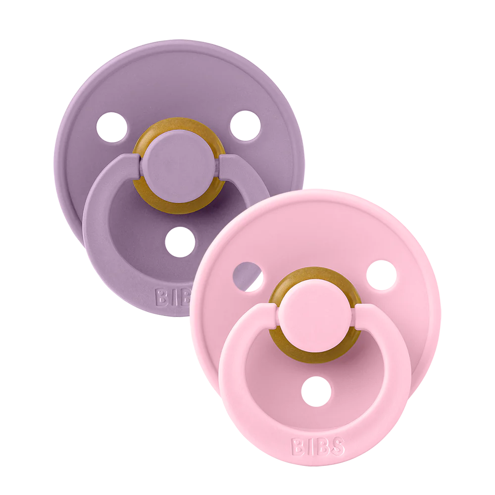 2 PACK Pacifier - Lavender/Baby Pink