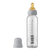BIBS Baby Glass Bottle Complete Set - 225ml | Cloud