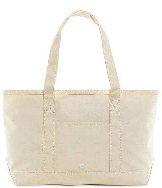 Medium Tote - Coated Canvas Natural