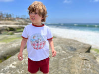 Hugo Twill Shorts | Burgundy