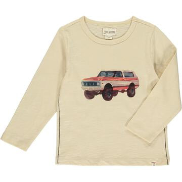 Cherokee Raglan Tee | Beige Bronco