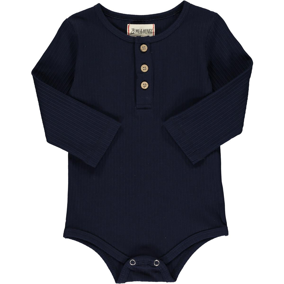 Aynor Rib Onesie - Navy