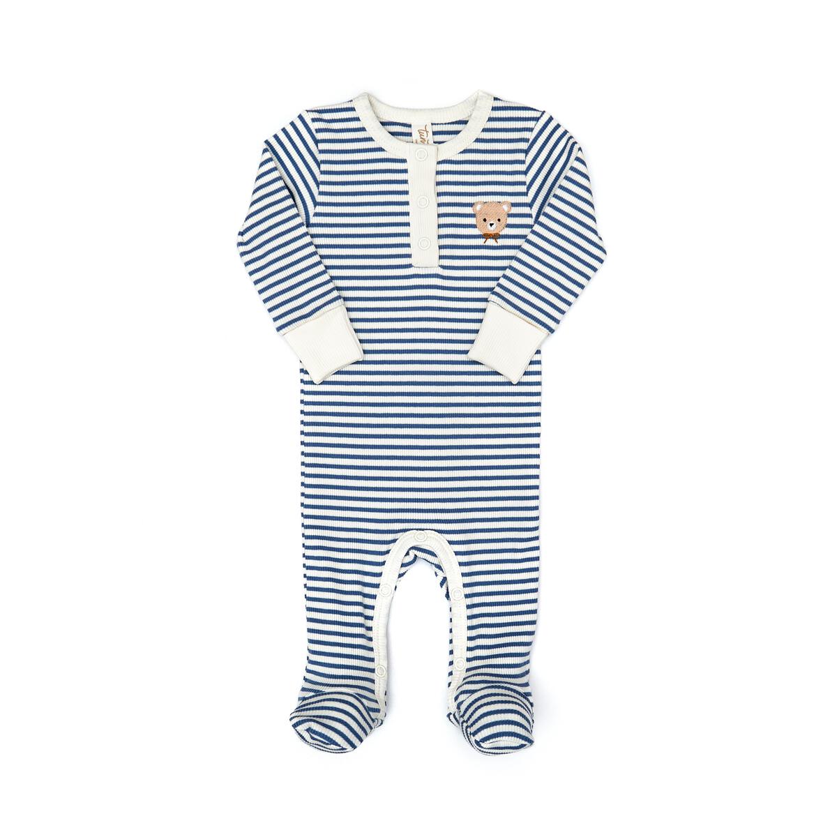 Henley Footie - Blue Stripes