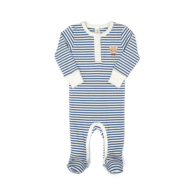 Henley Footie - Blue Stripes