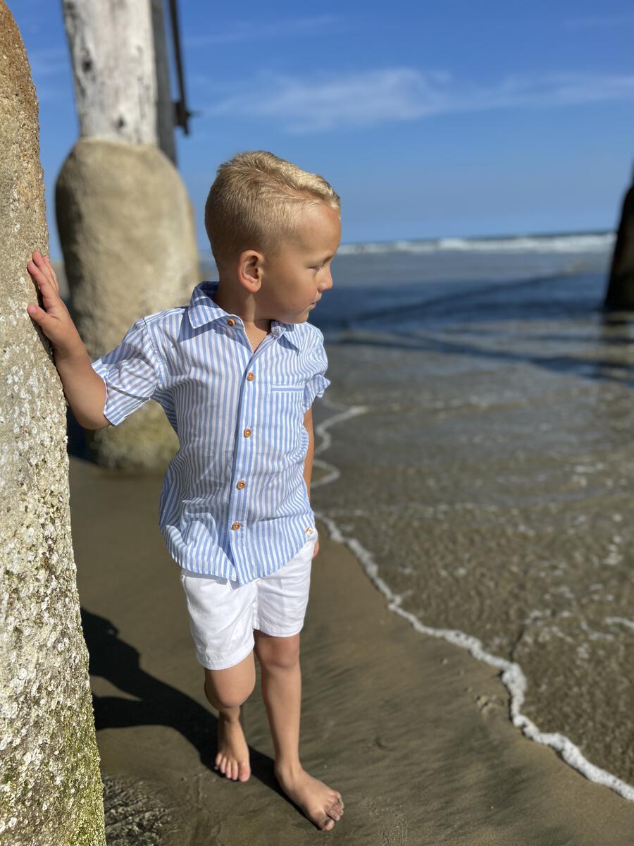 Newport Shirt - Blue/White