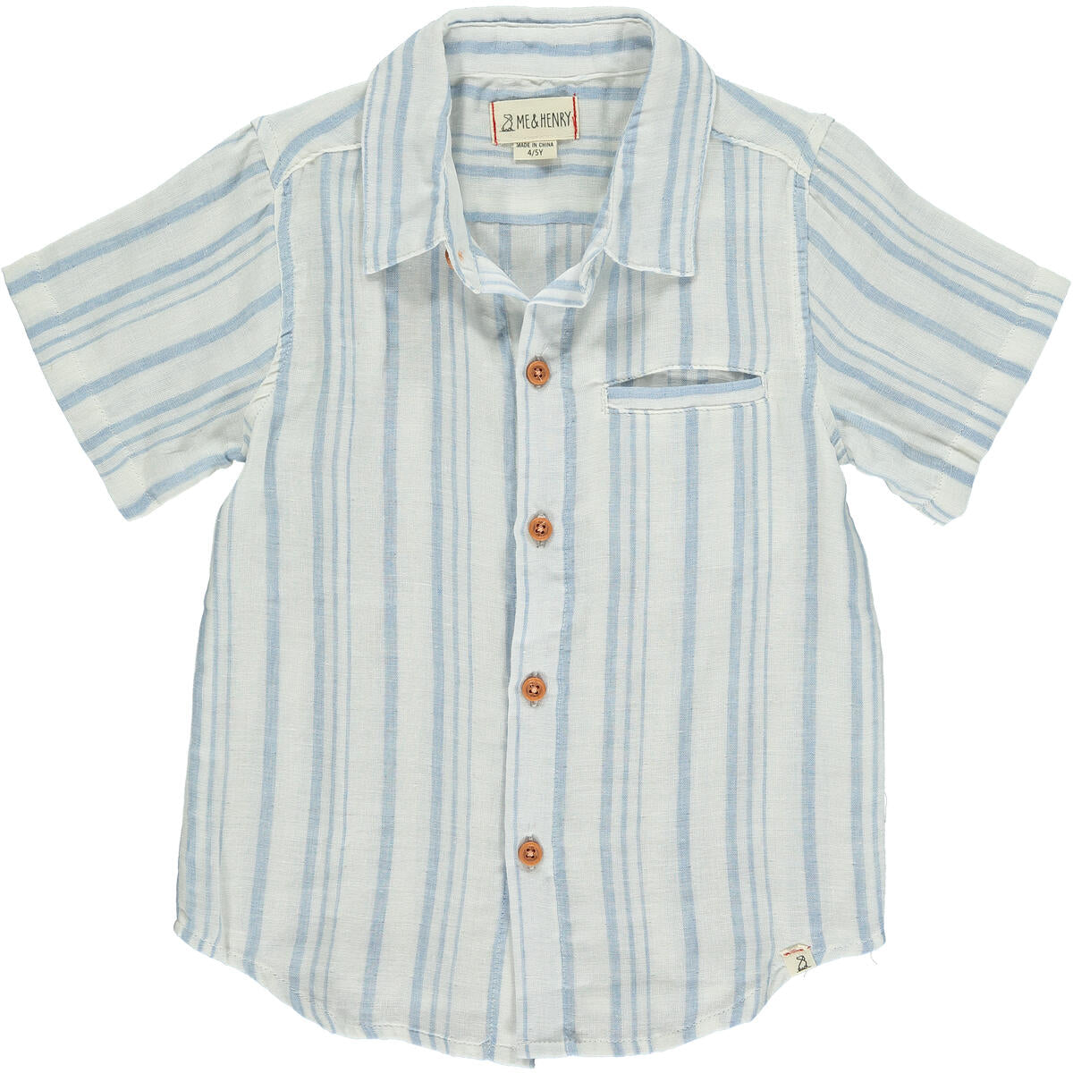 Newport Shirt - Blue/Cream
