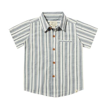 Newport Woven Shirt | Blue/White Stripe