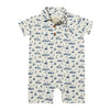 Molokai Printed Romper | Navy Boats