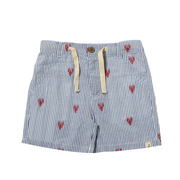 Crew Woven Shorts | Lobster Seersucker