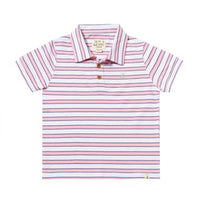 Shipping Polo | Pink/Navy/White
