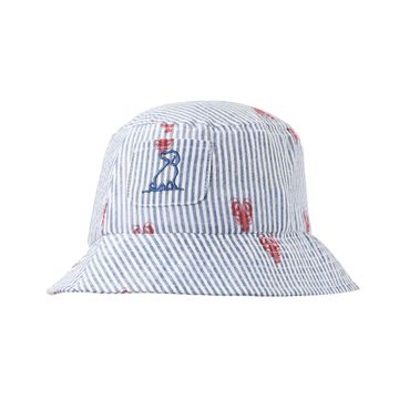 Fisherman Woven Bucket Hat | Lobster Seersucker