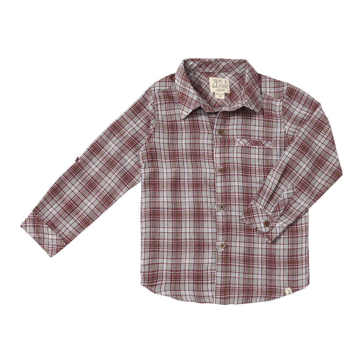 Atwood Woven Shirt | Burgundy Plaid