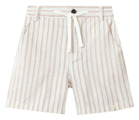 Crew Woven shorts |Beige stripe