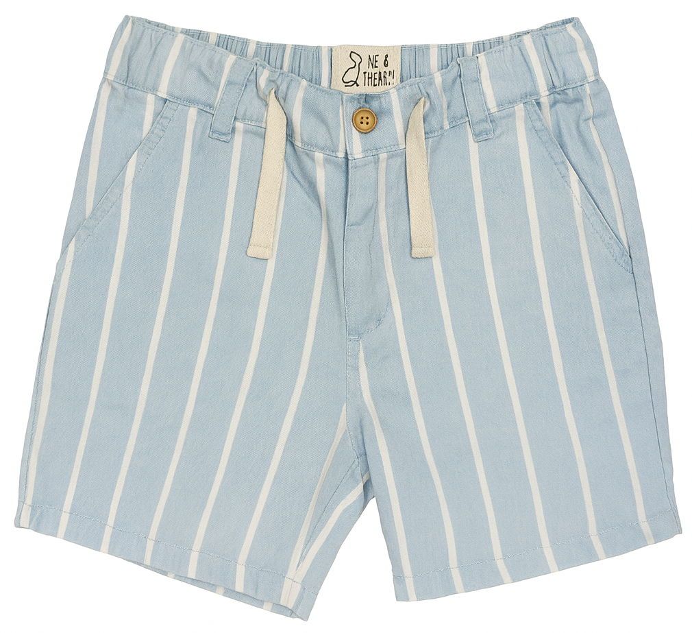 Crew Woven shorts | Pale chambray stripe