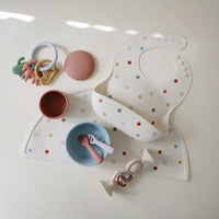 Silicone Baby Bib | Smiley Face