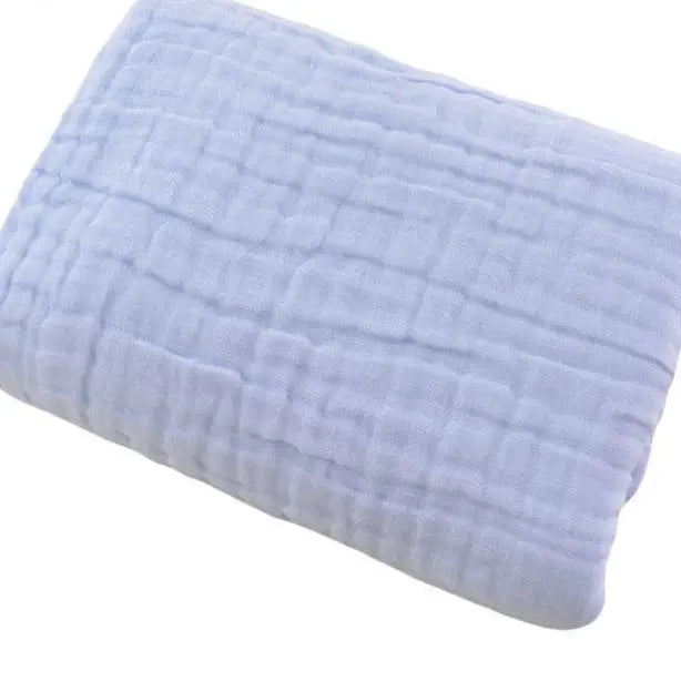 Muslin Swaddle Blanket - Blue
