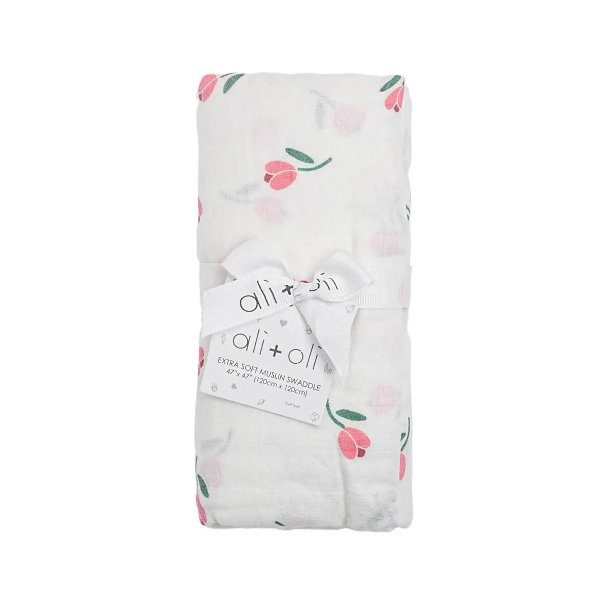 Bamboo Muslin Swaddle Blanket | Tulip