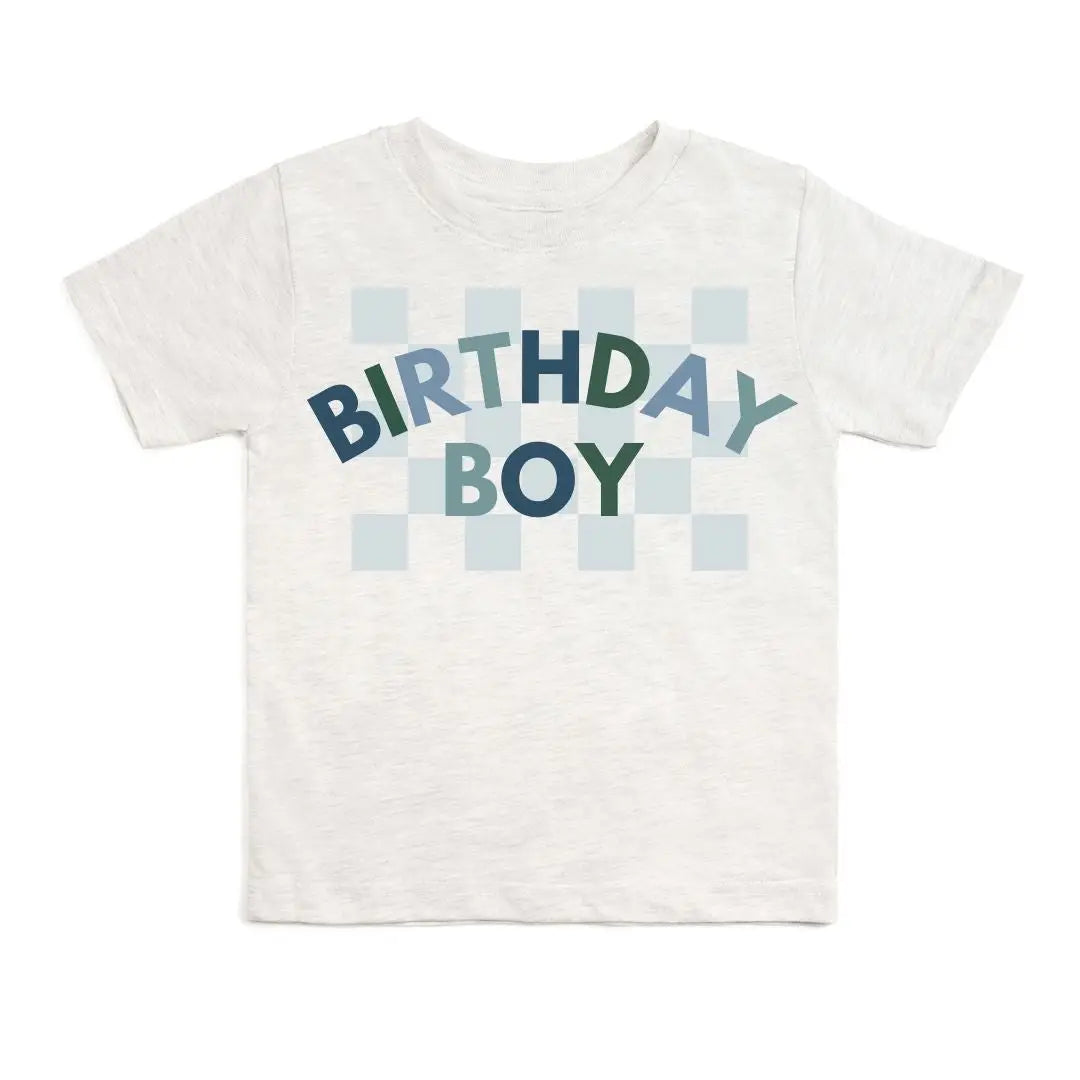Birthday Boy Checker T-Shirt