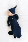 Hayden Ribbed Knotted Gown - NB-3M