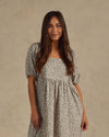 Brea Dress - Blue Ditsy