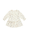 tiered jersey dress - doves