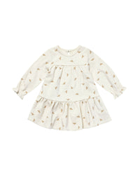 tiered jersey dress - doves