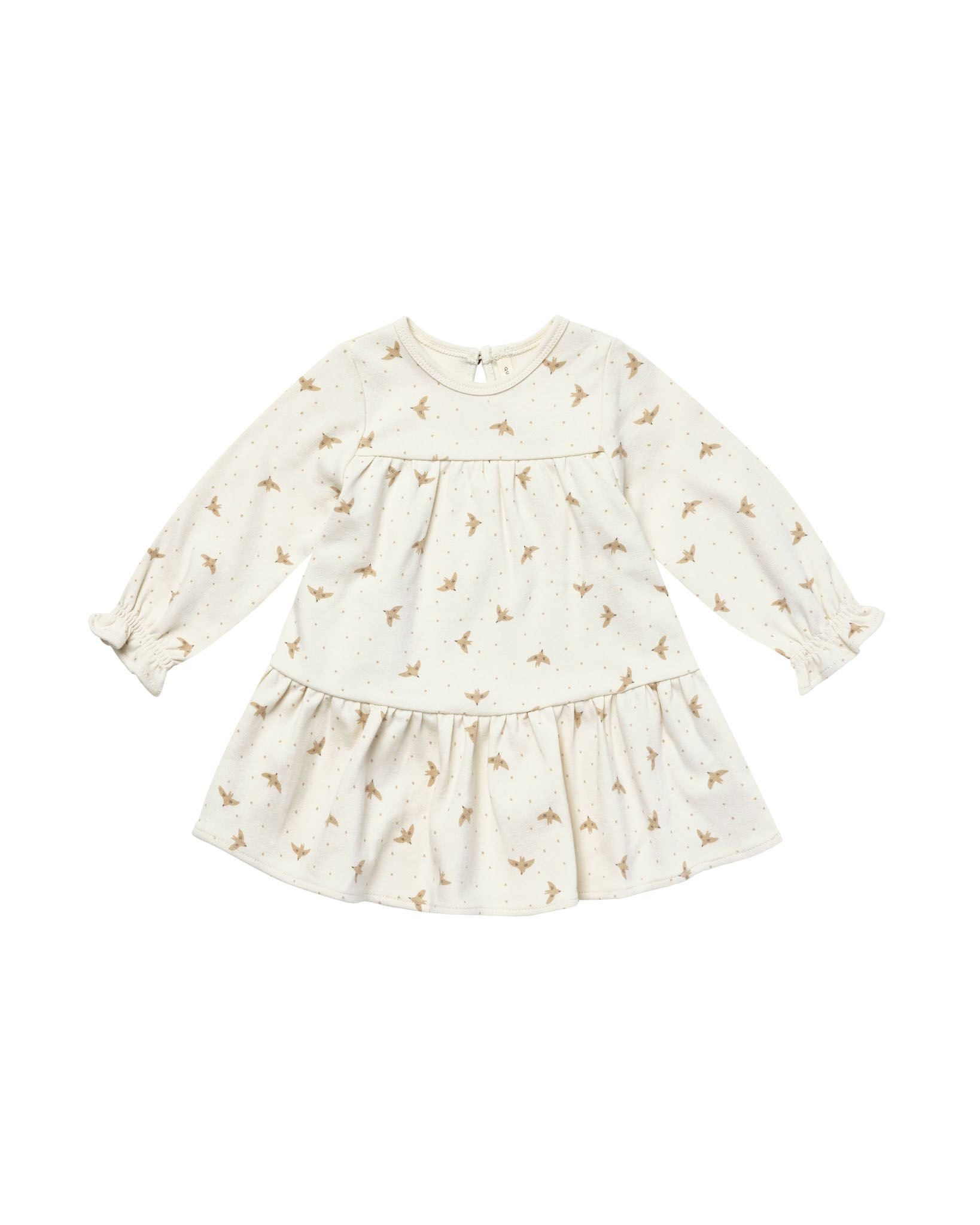 tiered jersey dress - doves
