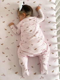 Footie Sleep Bag | Girl Dog