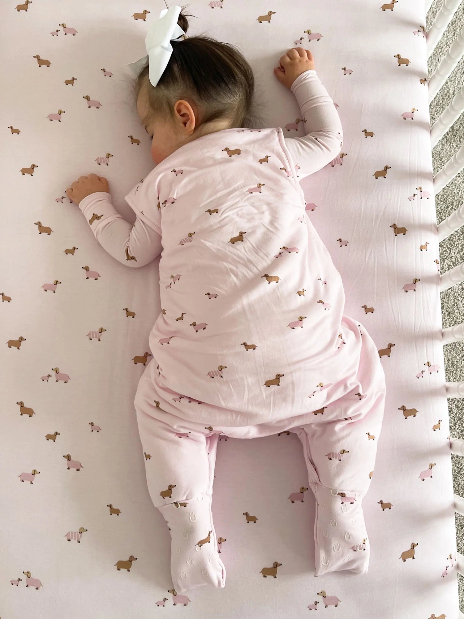 Footie Sleep Bag | Girl Dog