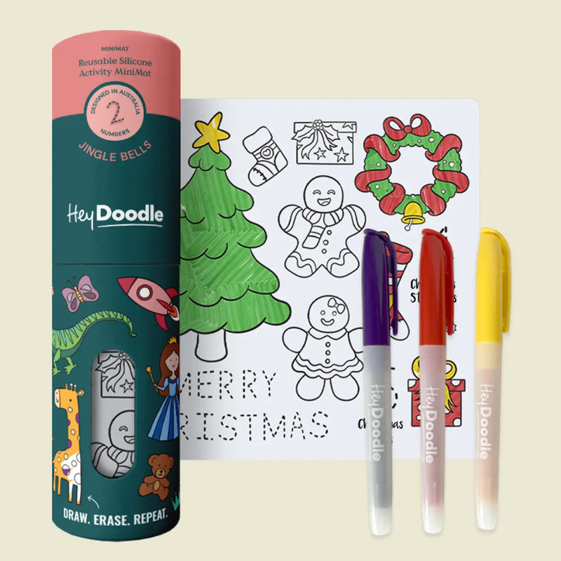 Jingle Bells Mini Coloring & Doodle Mat
