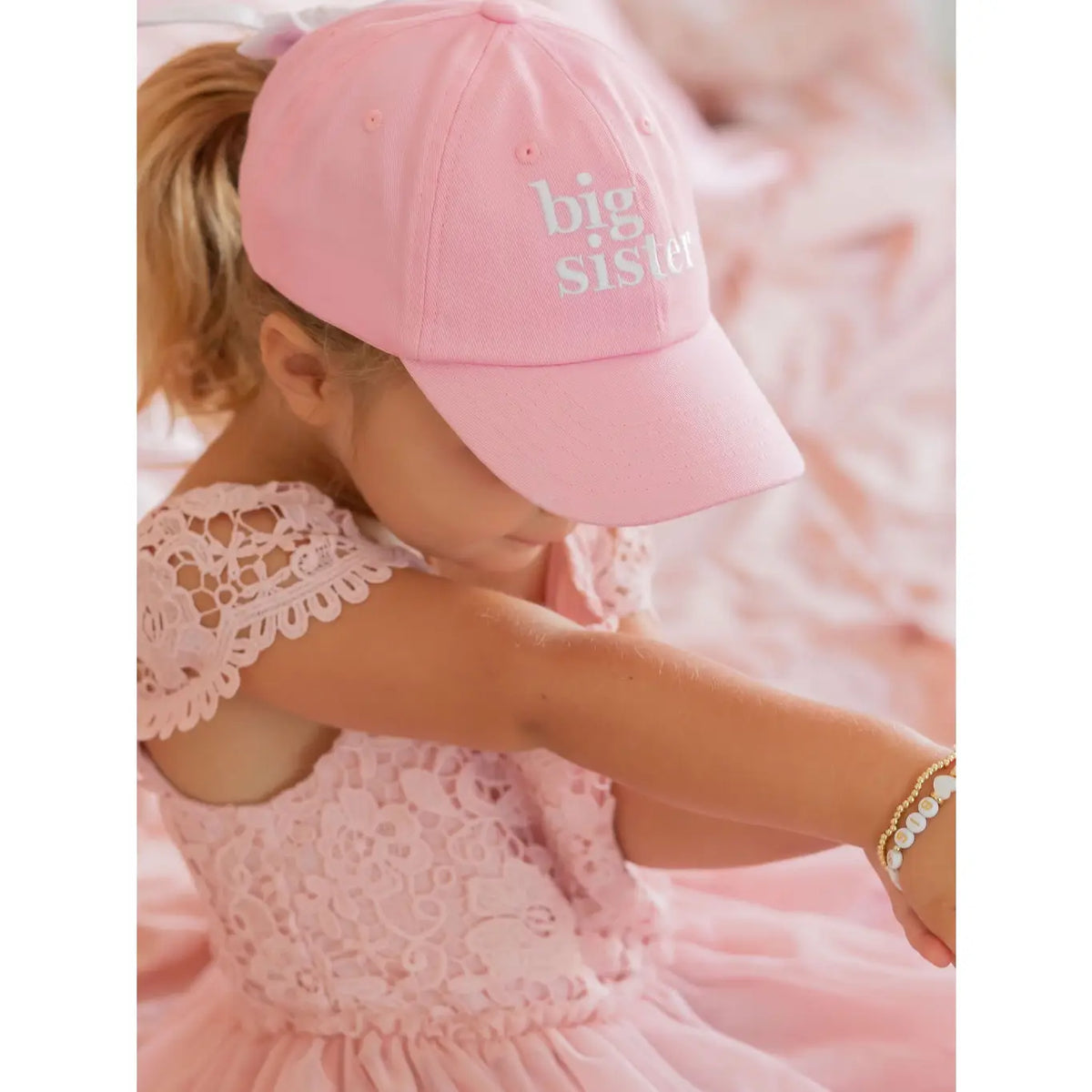 Big Sister Bow Baseball Hat | 2-7Y