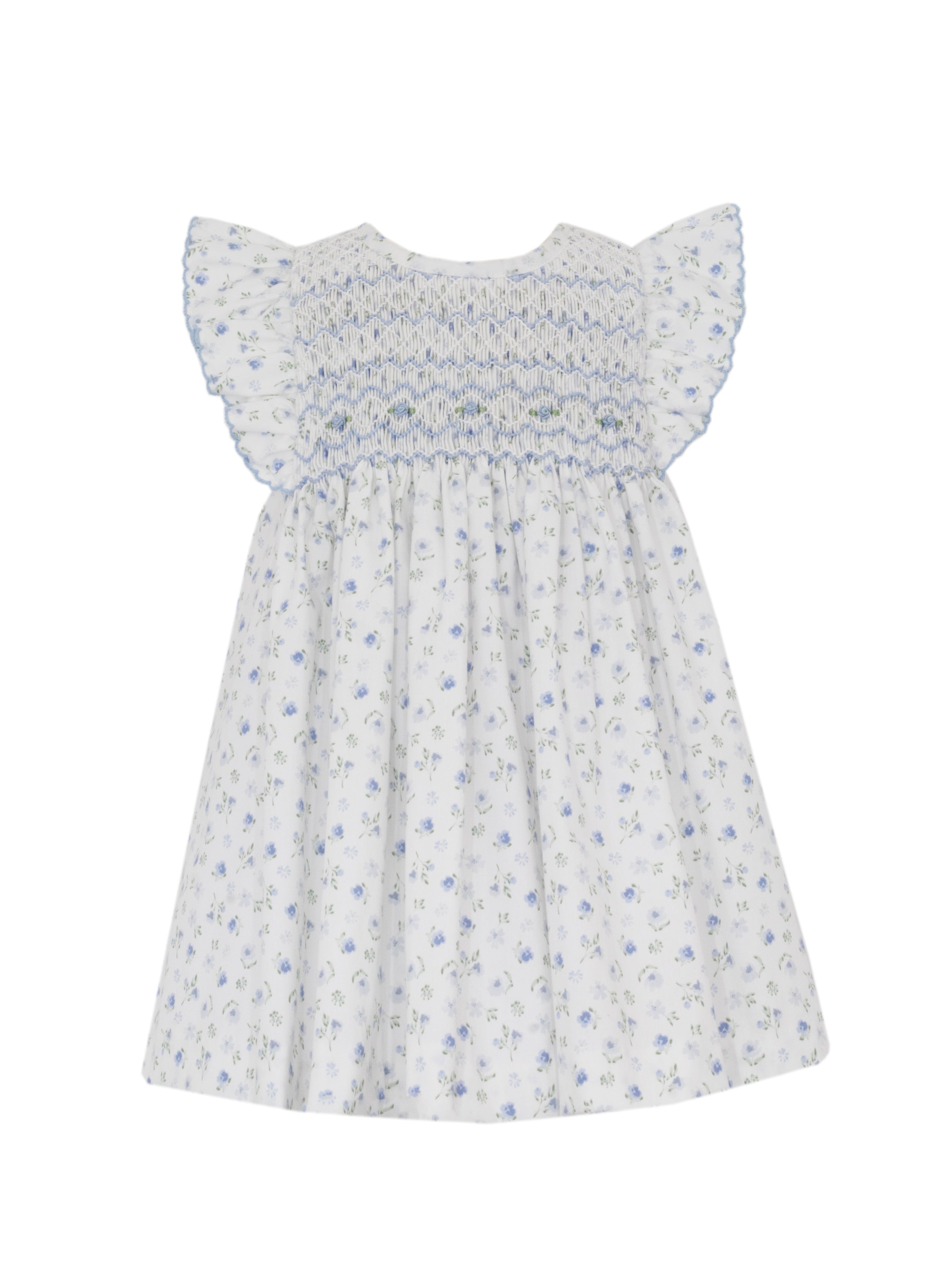 Lily French Blue Floral Dress