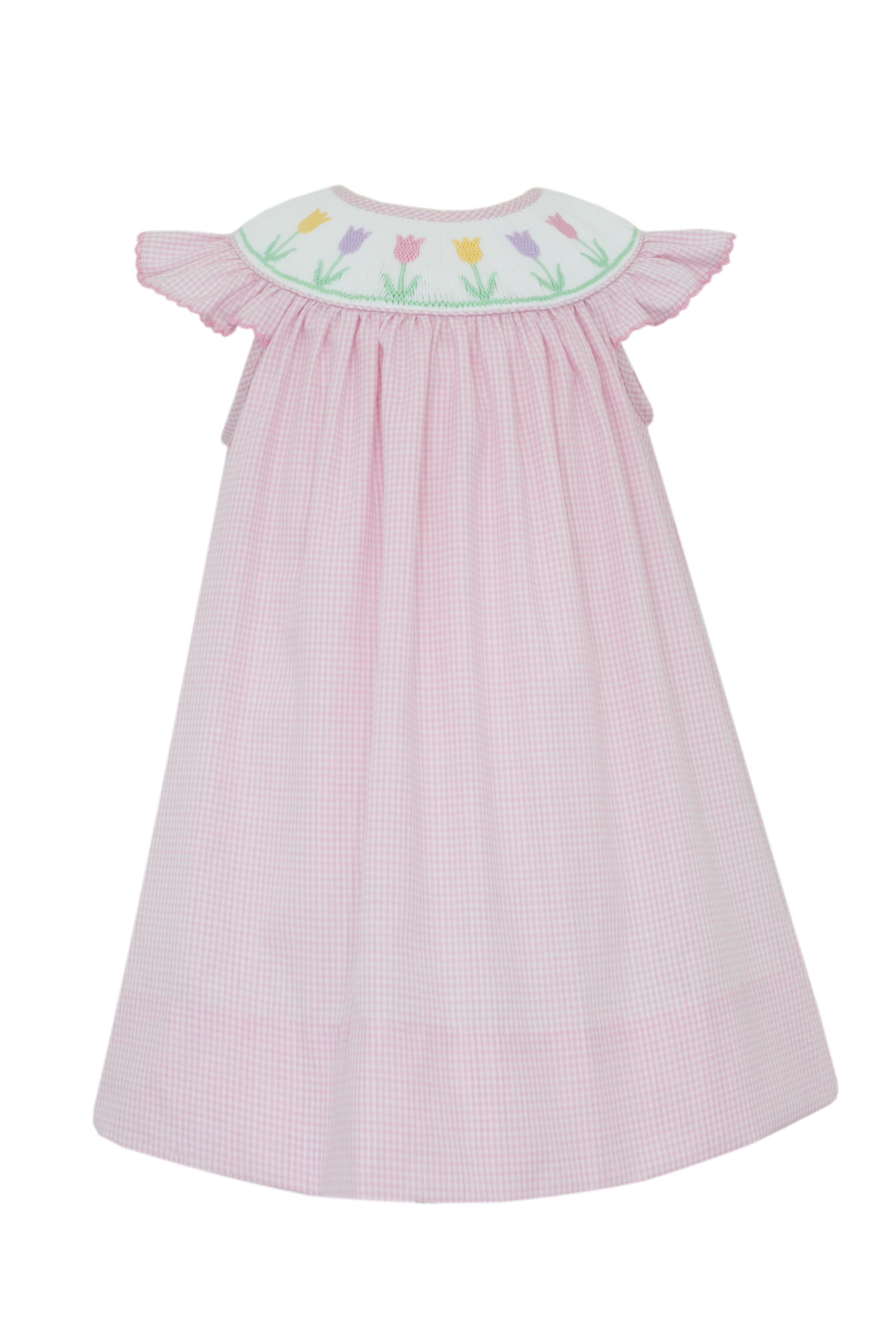 Spring Tulips Bishop Dress