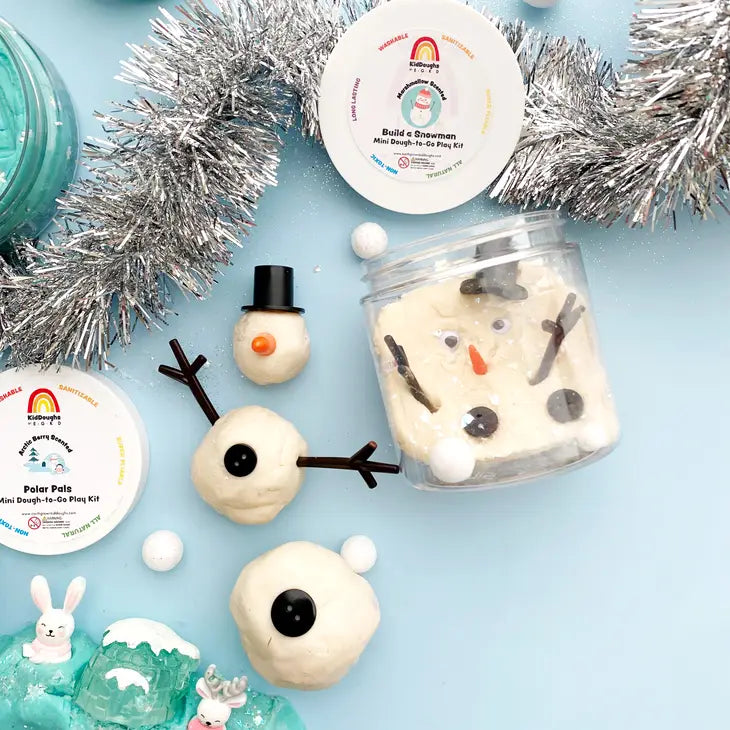Snowman Mini Dough To Go