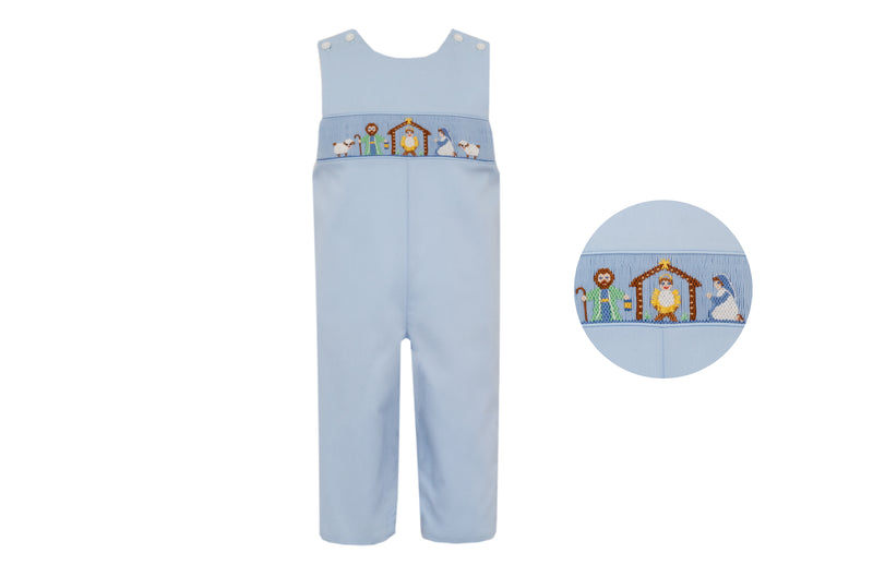 Nativity Boys || Blue Pique Long Jon Jon