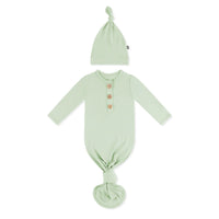 Knotted Gown with Hat Set || Basil