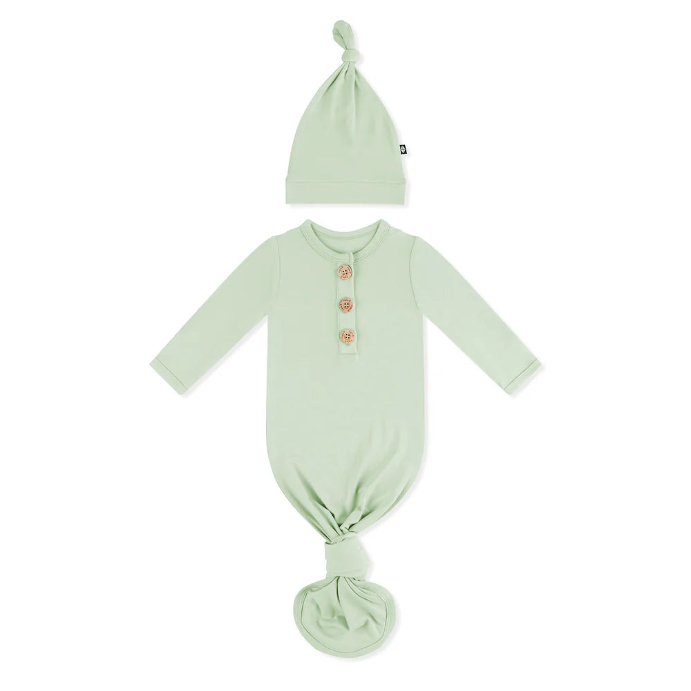 Knotted Gown with Hat Set || Basil