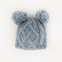 Newborn Pom Pom Beanie | Chambray