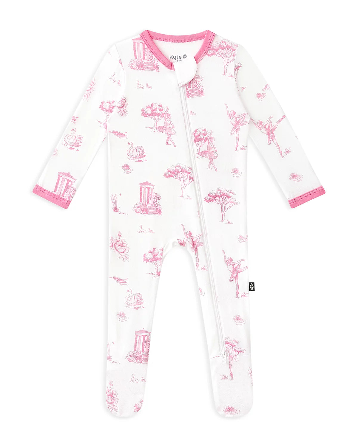 Zippered Footie - Toile Ballet