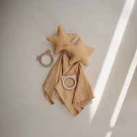 Star Lovey Blanket | Fall Yellow