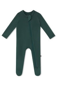 Zippered Footie - Cypress