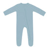 Zippered Footie - Dusty Blue