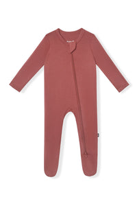 Zippered Footie - Ember