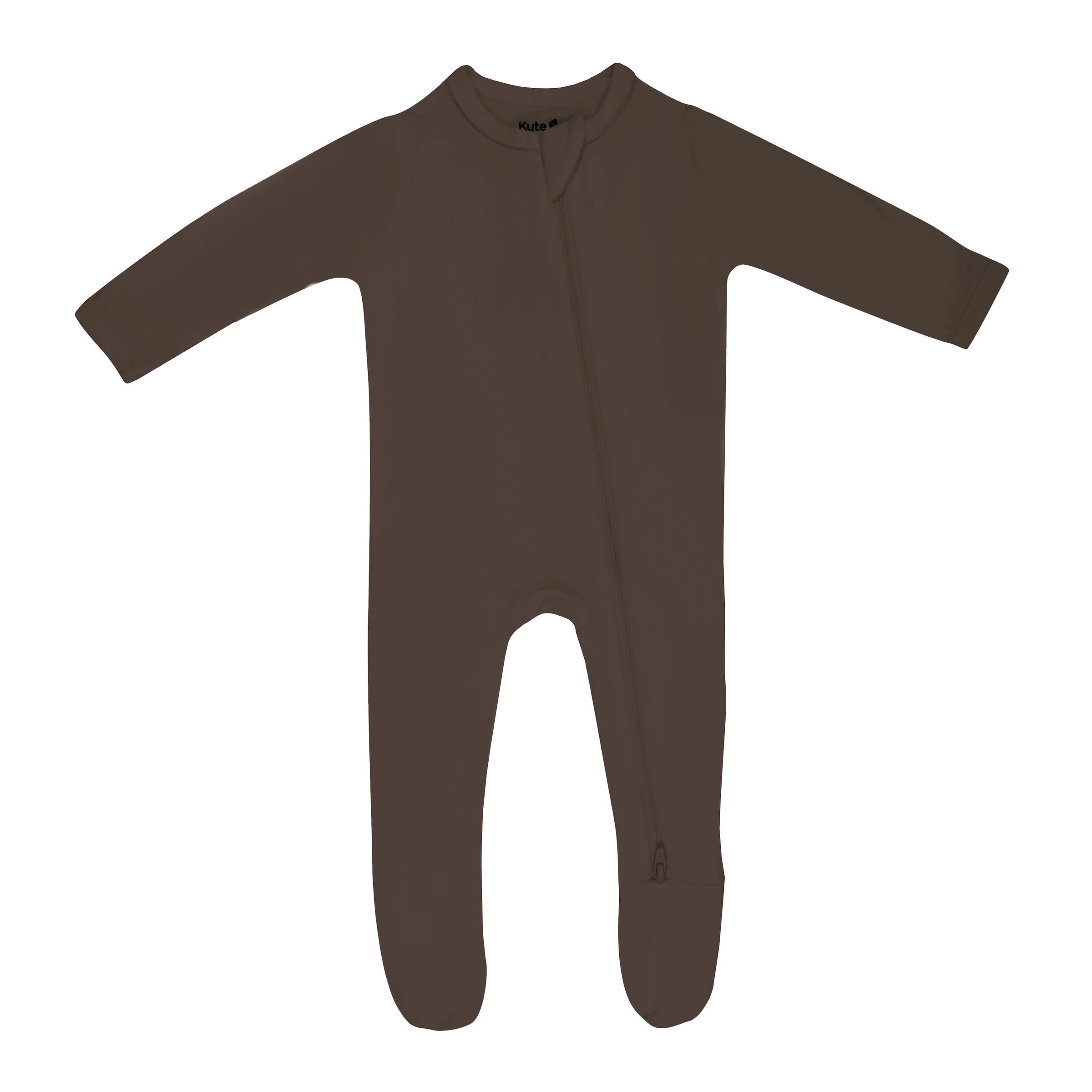 Zippered Footie | Espresso