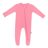 Zippered Footie | Guava