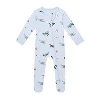 Zippered Footie || Take Off