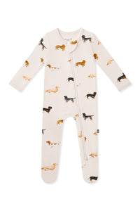 Zippered Footie -Dachshund