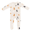 Zippered Footie - Fluffy Dog