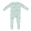 Zippered Footie - Golf
