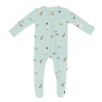 Zippered Footie - Golf